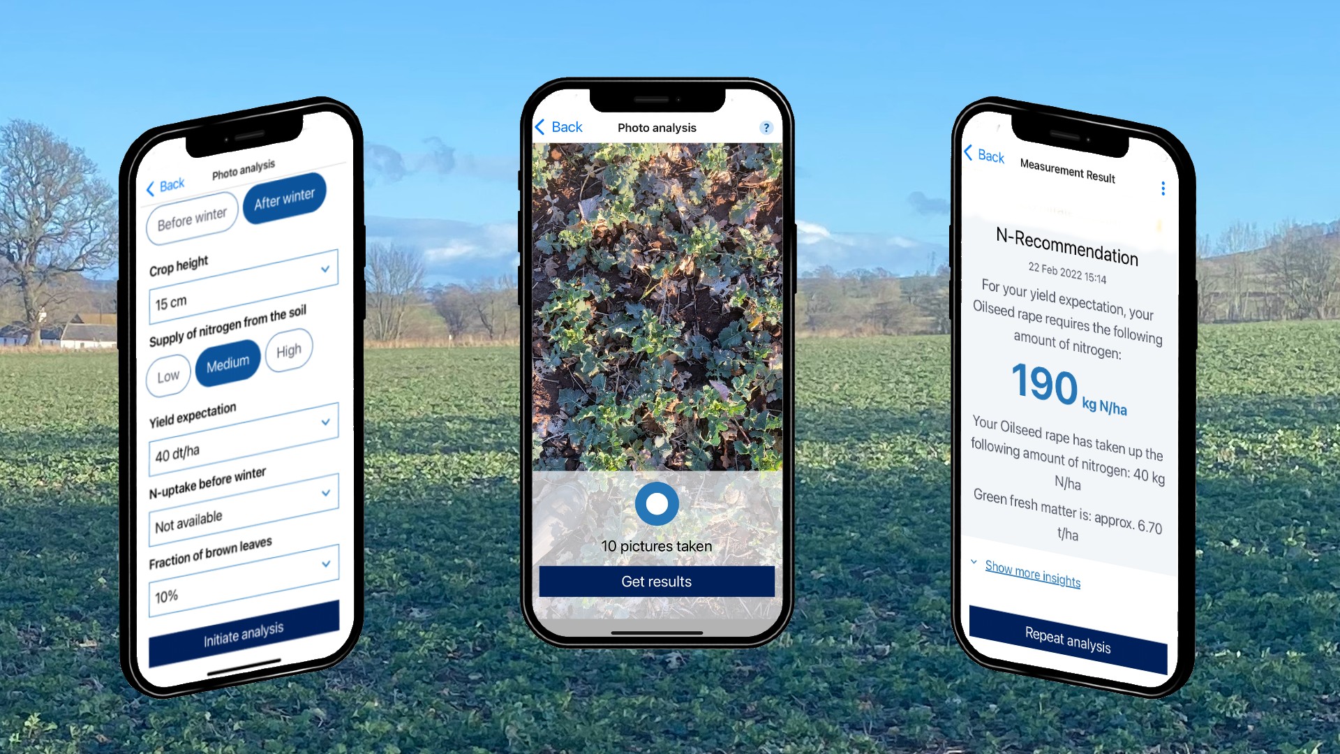 Image of the Atfarm Mobile App available via the app store and google play store